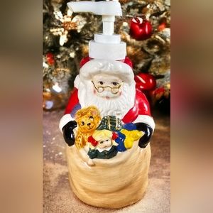 Vintage Allure 1997 Santa Soap/Lotion Dispenser